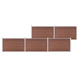 vidaxl-ogrodzenie-ogrodowe-wpc-872x106-cm-brazowe