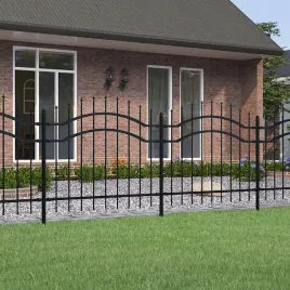 vidaxl-ogrodzenie-ogrodowe-woerden-z-wlocznia-czarne-240x100-cm-stalowe
