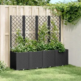 vidaxl-donica-ogrodowa-z-kratka-czarna-160x40x140-cm-pp