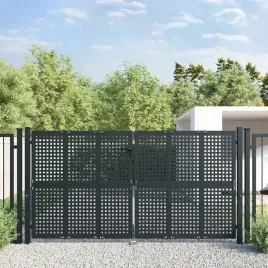 vidaxl-brama-ogrodowa-antracytowa-300x125-cm-stalowa