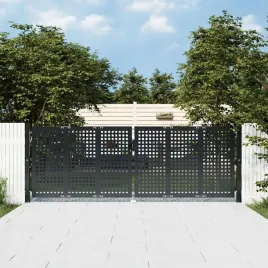 vidaxl-brama-ogrodowa-antracytowa-300x100-cm-stalowa