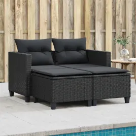 vidaxl-2-osobowa-sofa-ogrodowa-z-podnozkami-czarna-polirattan