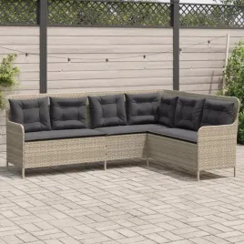 vidaxl-narozna-sofa-ogrodowa-z-poduszkami-jasnoszara-polirattan