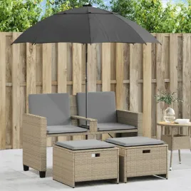 vidaxl-2-os-sofa-ogrodowa-z-parasolem-i-stolkami-bezowa-polirattan