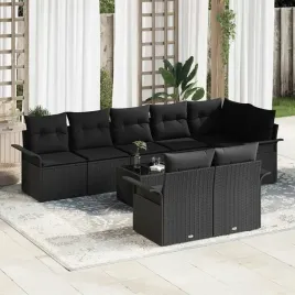 vidaxl-zestaw-sof-na-ogrod-z-poduszka-9-pcs-czarny-polirattan