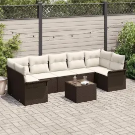 vidaxl-zestaw-sof-na-ogrod-z-poduszka-8-pcs-brazowy-polirattan