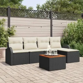 vidaxl-zestaw-sof-na-ogrod-z-poduszka-6-pcs-czarny-polirattan