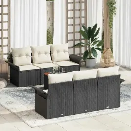 vidaxl-zestaw-sof-na-ogrod-z-poduszka-7-pcs-czarny-polirattan