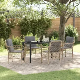 vidaxl-zestaw-do-jadalni-w-ogrodzie-z-poduszka-5-pcs-bezowy-polirattan
