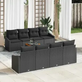 vidaxl-zestaw-sof-na-ogrod-z-poduszka-9-pcs-czarny-polirattan