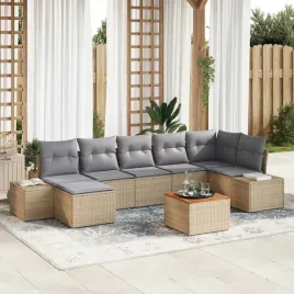 vidaxl-zestaw-sof-na-ogrod-z-poduszka-8-pcs-bezowy-polirattan