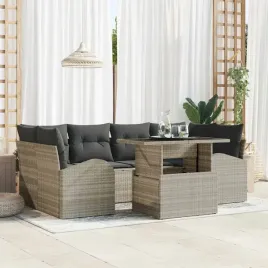 vidaxl-zestaw-sof-na-ogrod-z-poduszka-7-pcs-jasnoszary-polirattan