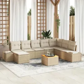 vidaxl-zestaw-sof-na-ogrod-z-poduszka-9-pcs-bezowy-polirattan