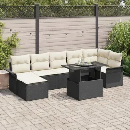 vidaxl-zestaw-sof-na-ogrod-z-poduszka-8-pcs-czarny-polirattan