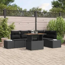 vidaxl-zestaw-do-jadalni-w-ogrodzie-z-poduszka-6-pcs-czarny-i-brazowy