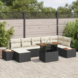 vidaxl-zestaw-do-jadalni-w-ogrodzie-z-poduszka-8-pcs-czarny-i-bezowy
