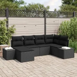 vidaxl-zestaw-sof-na-ogrod-z-poduszka-6-pcs-czarny-polirattan
