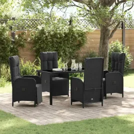 vidaxl-zestaw-do-jadalni-w-ogrodzie-z-poduszka-5-pcs-czarny-polirattan