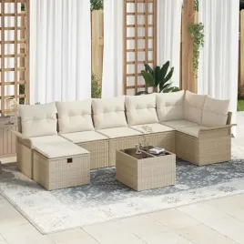 vidaxl-zestaw-sof-na-ogrod-z-poduszka-8-pcs-bezowy-polirattan