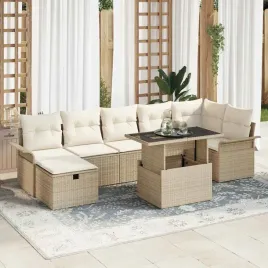 vidaxl-zestaw-sof-na-ogrod-z-poduszka-8-pcs-bezowy-polirattan