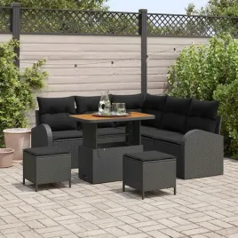 vidaxl-zestaw-sof-na-ogrod-z-poduszka-8-pcs-czarny-polirattan