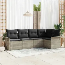 vidaxl-zestaw-sof-na-ogrod-5-pcs-jasnoszary-polirattan