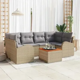 vidaxl-zestaw-sof-na-ogrod-7-pcs-bezowy-i-jasnoszary-polirattan