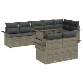 vidaxl-zestaw-sof-na-ogrod-z-poduszka-9-pcs-szary-polirattan