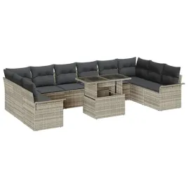 vidaxl-zestaw-sof-na-ogrod-z-poduszka-11-pcs-jasnoszary-rattan-poli