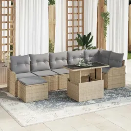 vidaxl-zestaw-sof-na-ogrod-z-poduszka-8-pcs-bezowy-polirattan