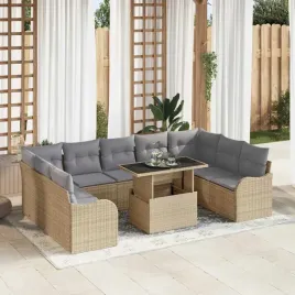 vidaxl-zestaw-sof-na-ogrod-z-poduszka-10-pcs-bezowy-rattan-poli