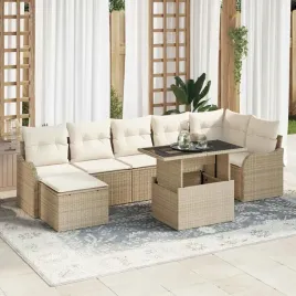 vidaxl-zestaw-sof-na-ogrod-z-poduszka-8-pcs-bezowy-polirattan