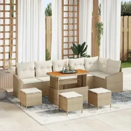 vidaxl-zestaw-sof-na-ogrod-z-poduszka-10-pcs-bezowy-polirattan