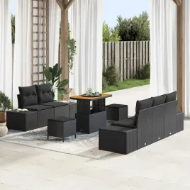 vidaxl-zestaw-sof-na-ogrod-z-poduszka-8-pcs-czarny-polirattan
