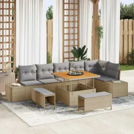 vidaxl-zestaw-sof-na-ogrod-z-poduszka-9-pcs-bezowy-polirattan