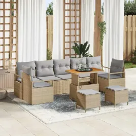 vidaxl-zestaw-sof-na-ogrod-z-poduszka-10-pcs-bezowy-polirattan