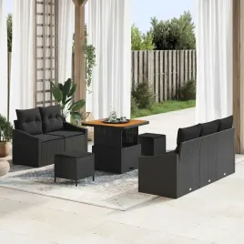 vidaxl-zestaw-sof-na-ogrod-z-poduszka-8-pcs-czarny-polirattan