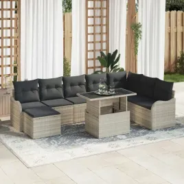 vidaxl-zestaw-sof-na-ogrod-z-poduszka-9-pcs-jasnoszary-polirattan