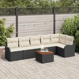 vidaxl-zestaw-sof-na-ogrod-z-poduszka-7-pcs-czarny-polirattan