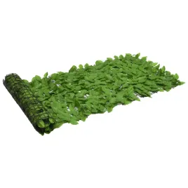 vidaxl-oslona-balkonowa-zielone-liscie-200x75-cm