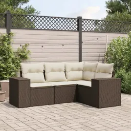 vidaxl-4-cz-zestaw-wypoczynkowy-do-ogrodu-poduszki-brazowy-rattan-pe