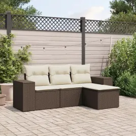 vidaxl-4-cz-zestaw-wypoczynkowy-do-ogrodu-poduszki-brazowy-rattan-pe