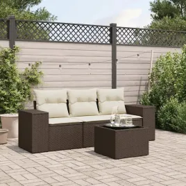 vidaxl-4-cz-zestaw-wypoczynkowy-do-ogrodu-poduszki-brazowy-rattan-pe