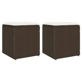 vidaxl-taborety-ogrodowe-z-poduszkami-2-szt-brazowe-polirattan