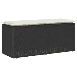 vidaxl-lawka-ogrodowa-z-poduszka-czarna-110x40x44-cm-polirattan