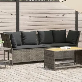 vidaxl-sofa-ogrodowa-z-poduszkami-szara-polirattanowa