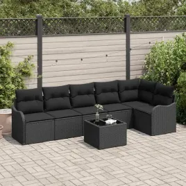 vidaxl-zestaw-sof-na-ogrod-z-poduszka-7-pcs-bezowy-polirattan