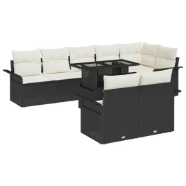 vidaxl-zestaw-sof-na-ogrod-z-poduszka-9-pcs-czarny-polirattan