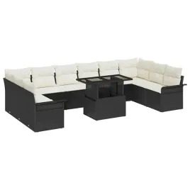 vidaxl-zestaw-sof-na-ogrod-z-poduszka-11-pcs-czarny-rattan-poli