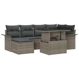 vidaxl-zestaw-sof-na-ogrod-z-poduszka-7-pcs-szary-polirattan